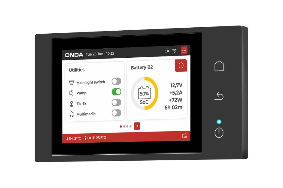 Das neue ONDA Linde Touch Panel | © AL-KO Fahrzeugtechnik-Gruppe