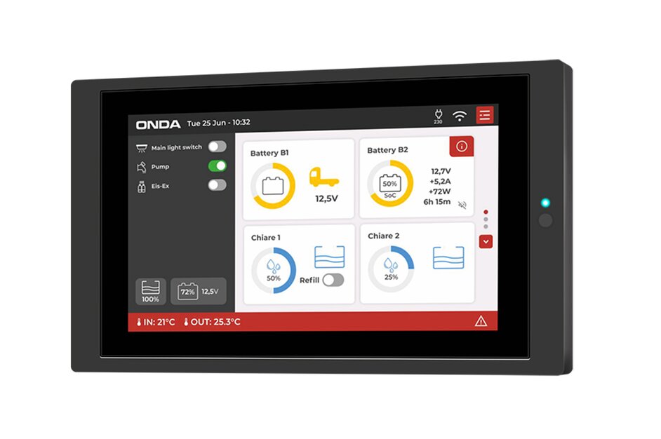 Das neue ONDA Linde Touch Panel | © AL-KO Fahrzeugtechnik-Gruppe